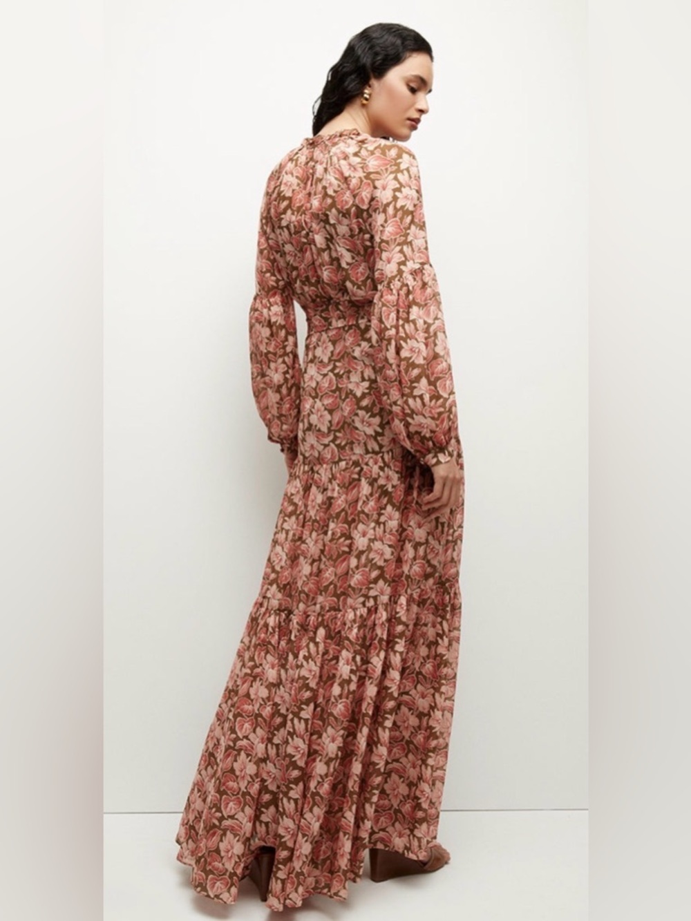 Veronica Beard Isra Silk Maxi Dress - Picture 3 of 11